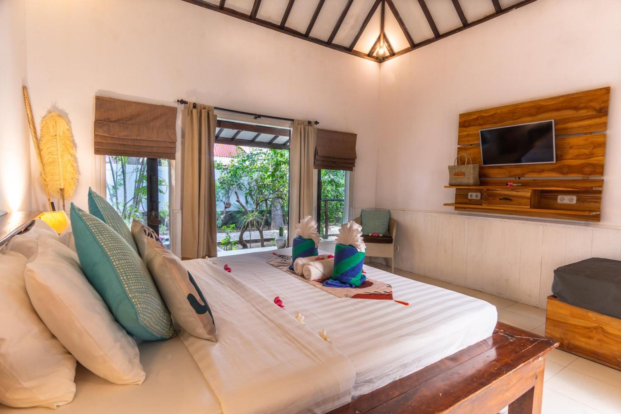Bale Sampan Boutique Bungalows غيلي تراوانغان المظهر الخارجي الصورة